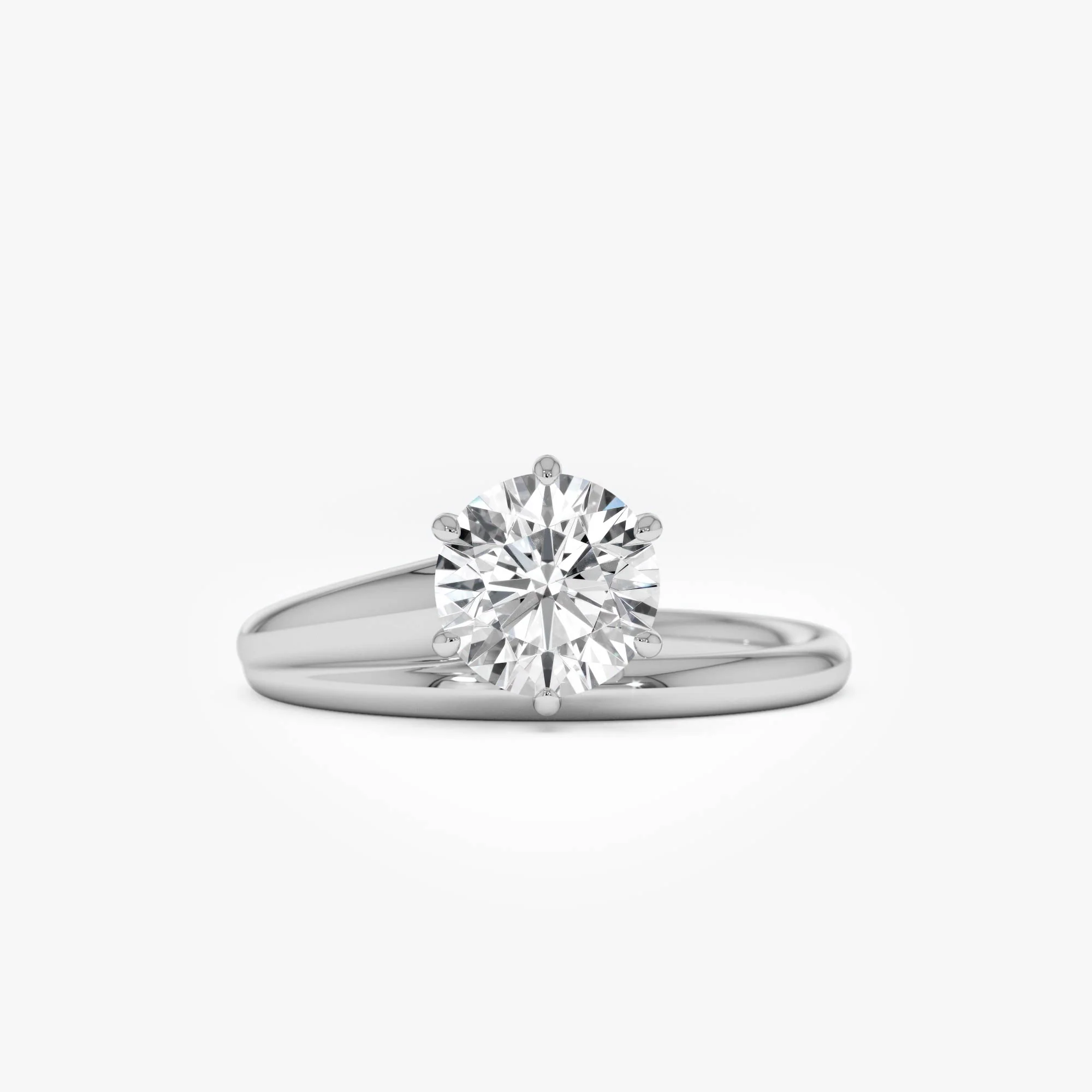 1.00 Ctw Round Lab Diamond Unique Solitaire Ring - Image 7