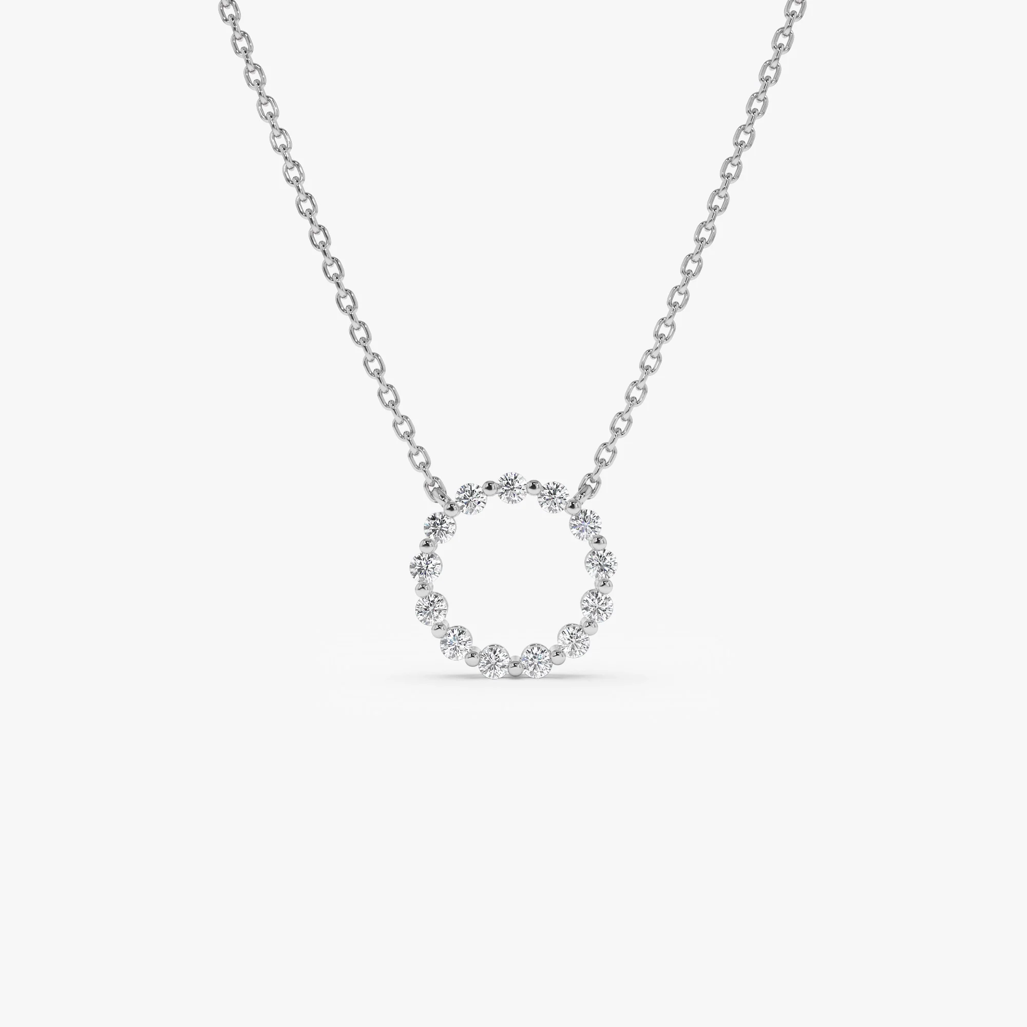 14k Diamond Circle of Life Necklace 0.25 ctw - Image 6