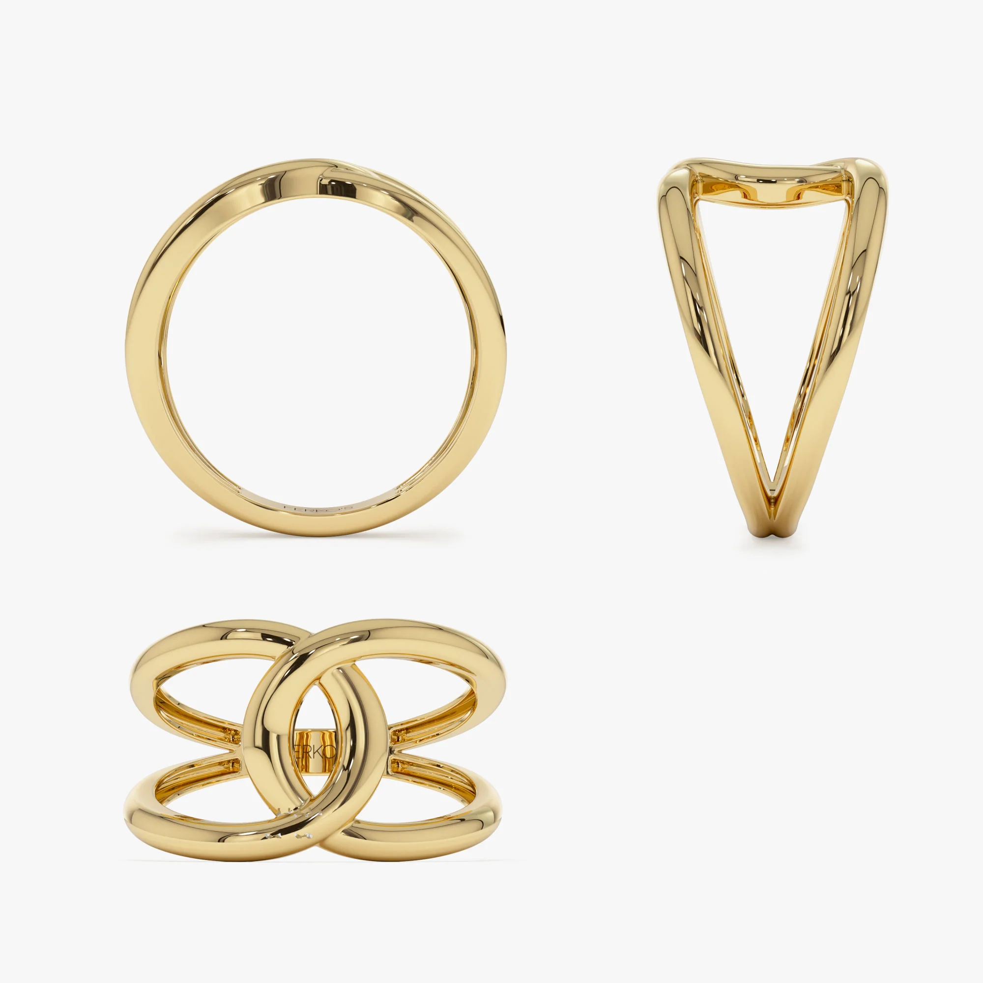 14k Gold Infinity Knot Ring - Image 10