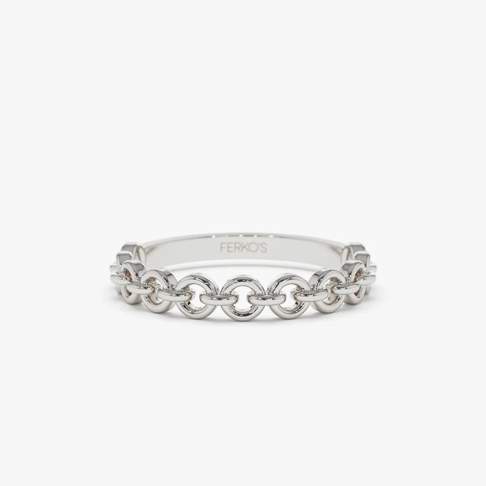 14K Gold Stackable Dainty Ring - Image 7