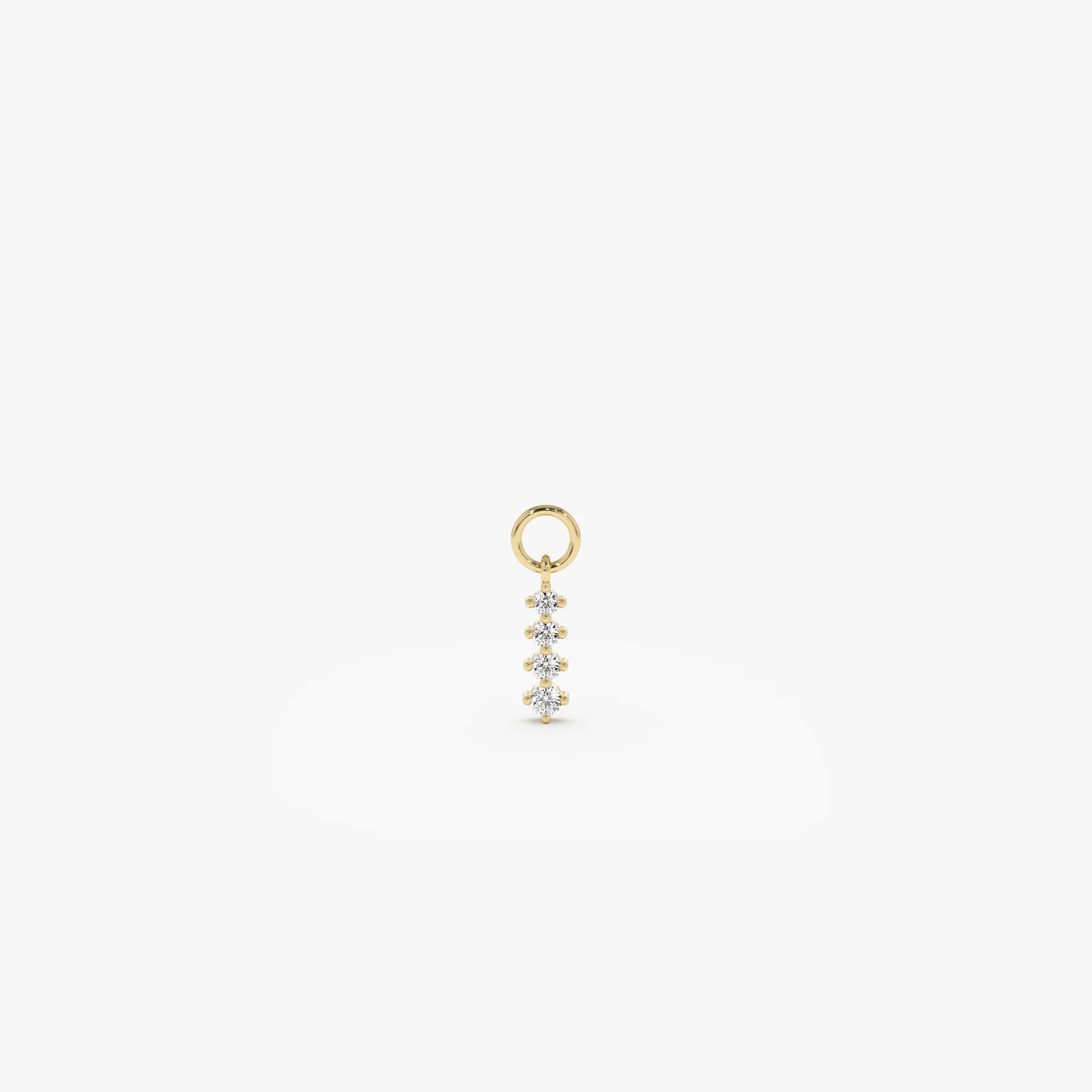 14k Journey Hoop Charm