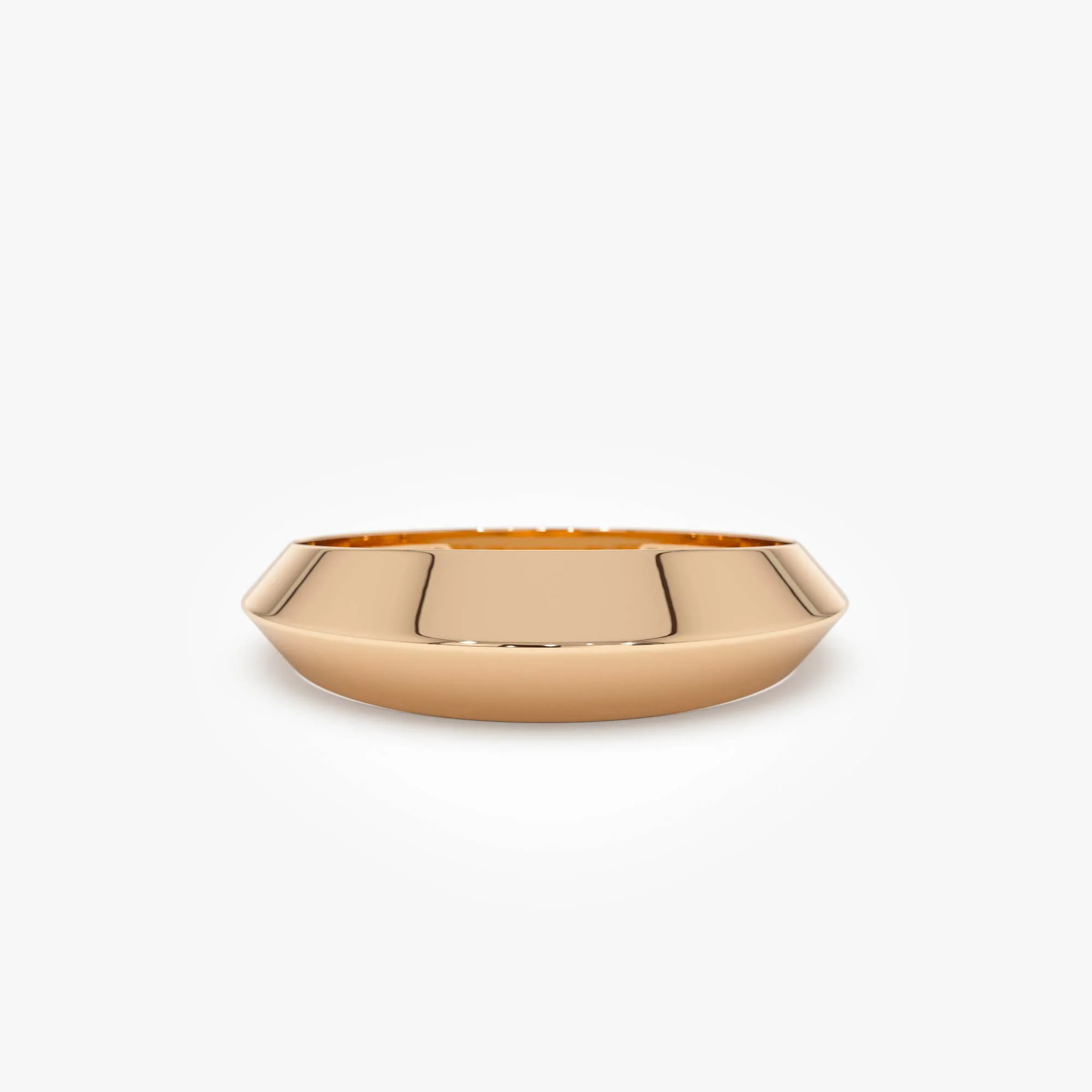 14k Knife Edge Wedding Band - Image 7