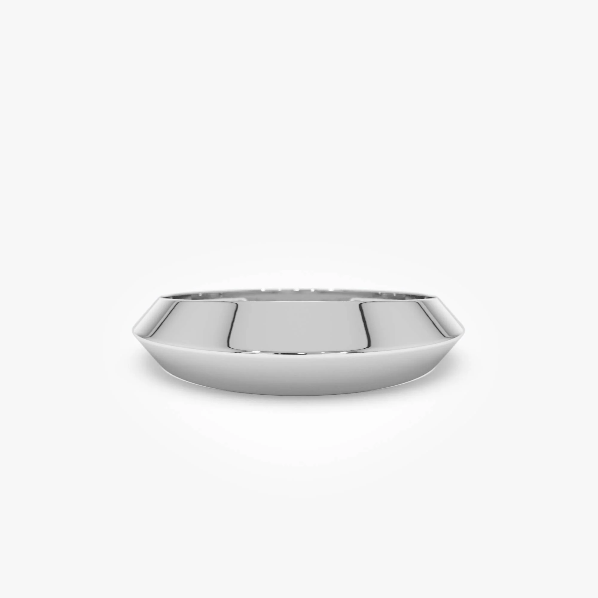 14k Knife Edge Wedding Band - Image 8