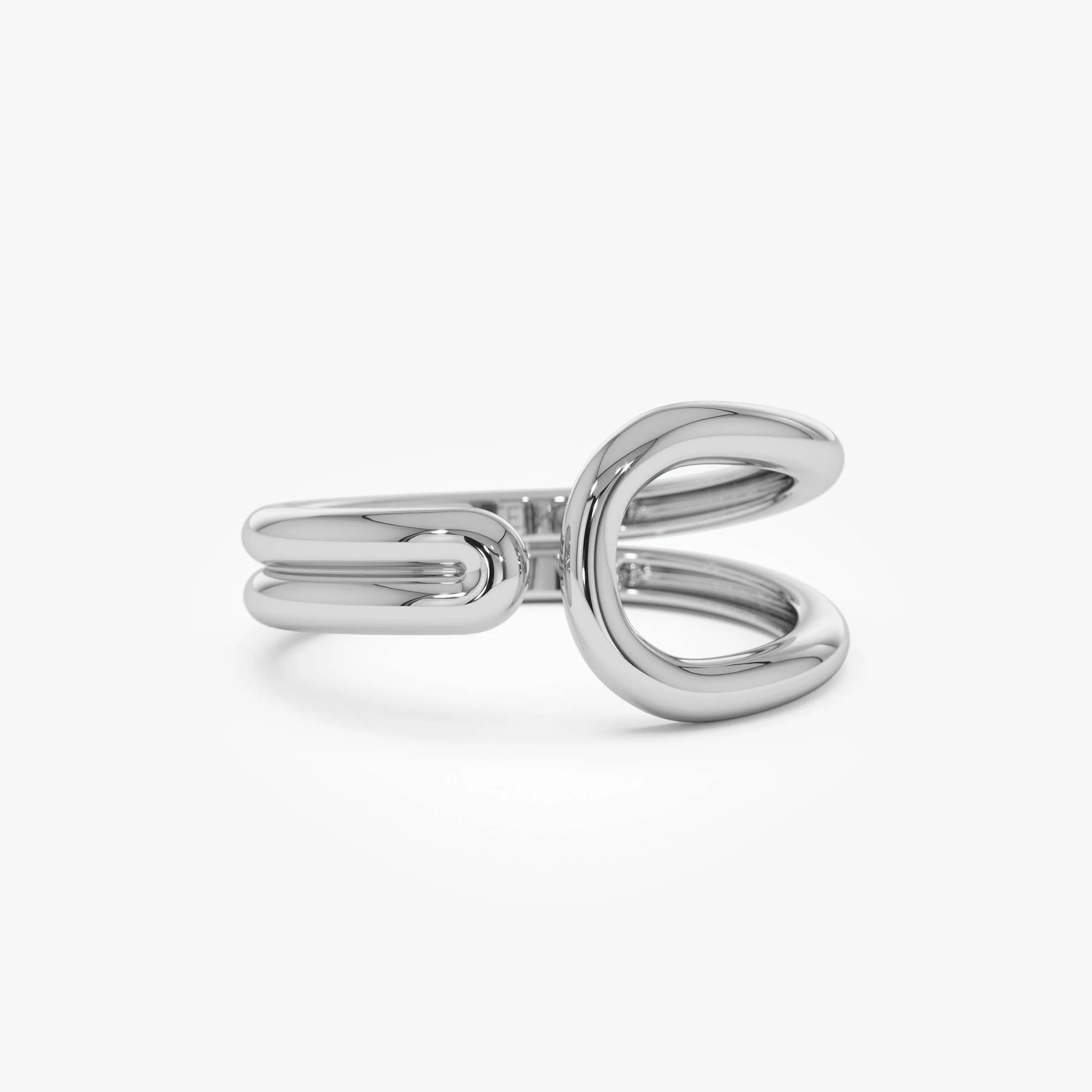 14k Modern Minimalist Statement Ring - Image 5