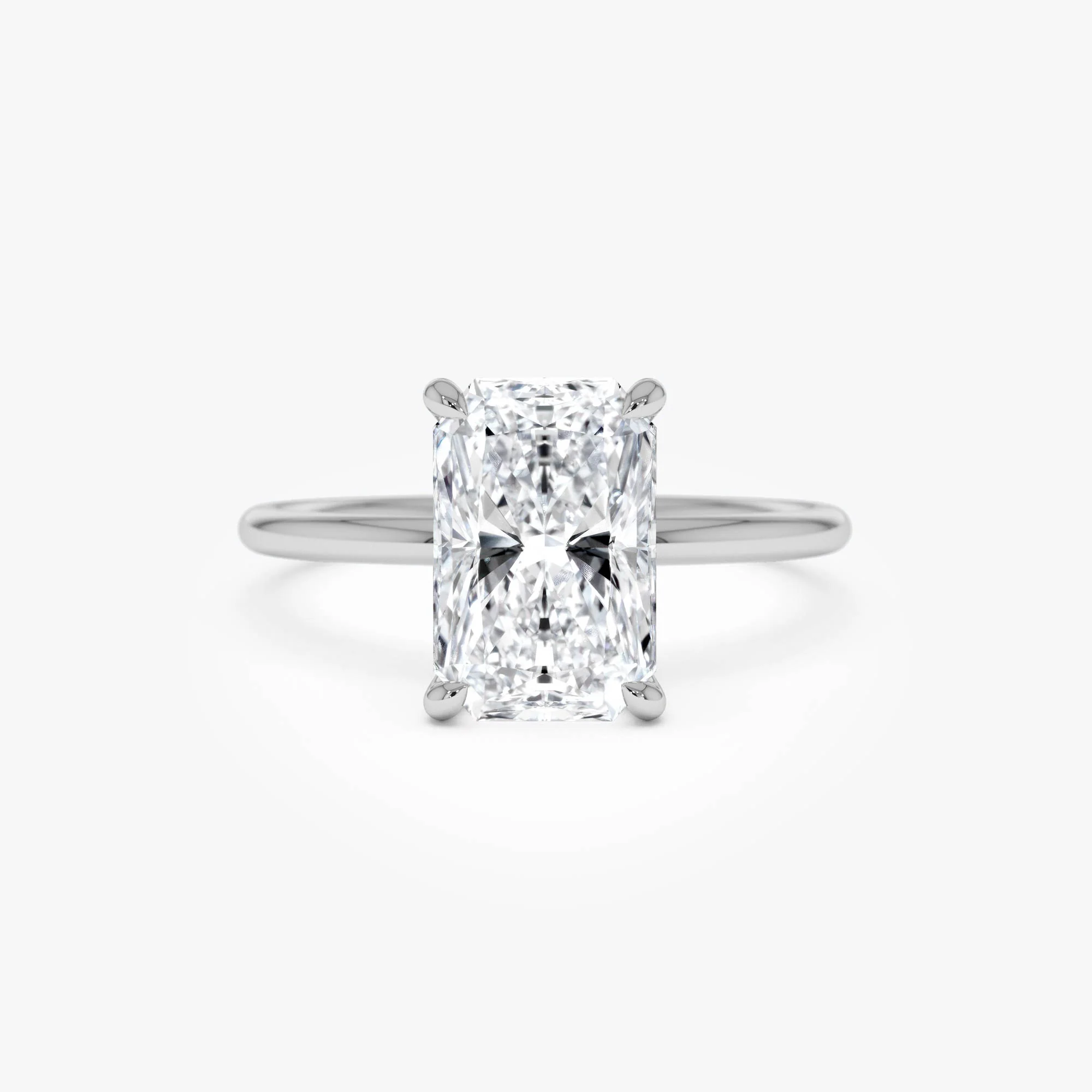 2.00 Ctw 14k Radiant Cut Prong Setting Lab Grown Diamond Engagement Ring – Corinne - Image 8