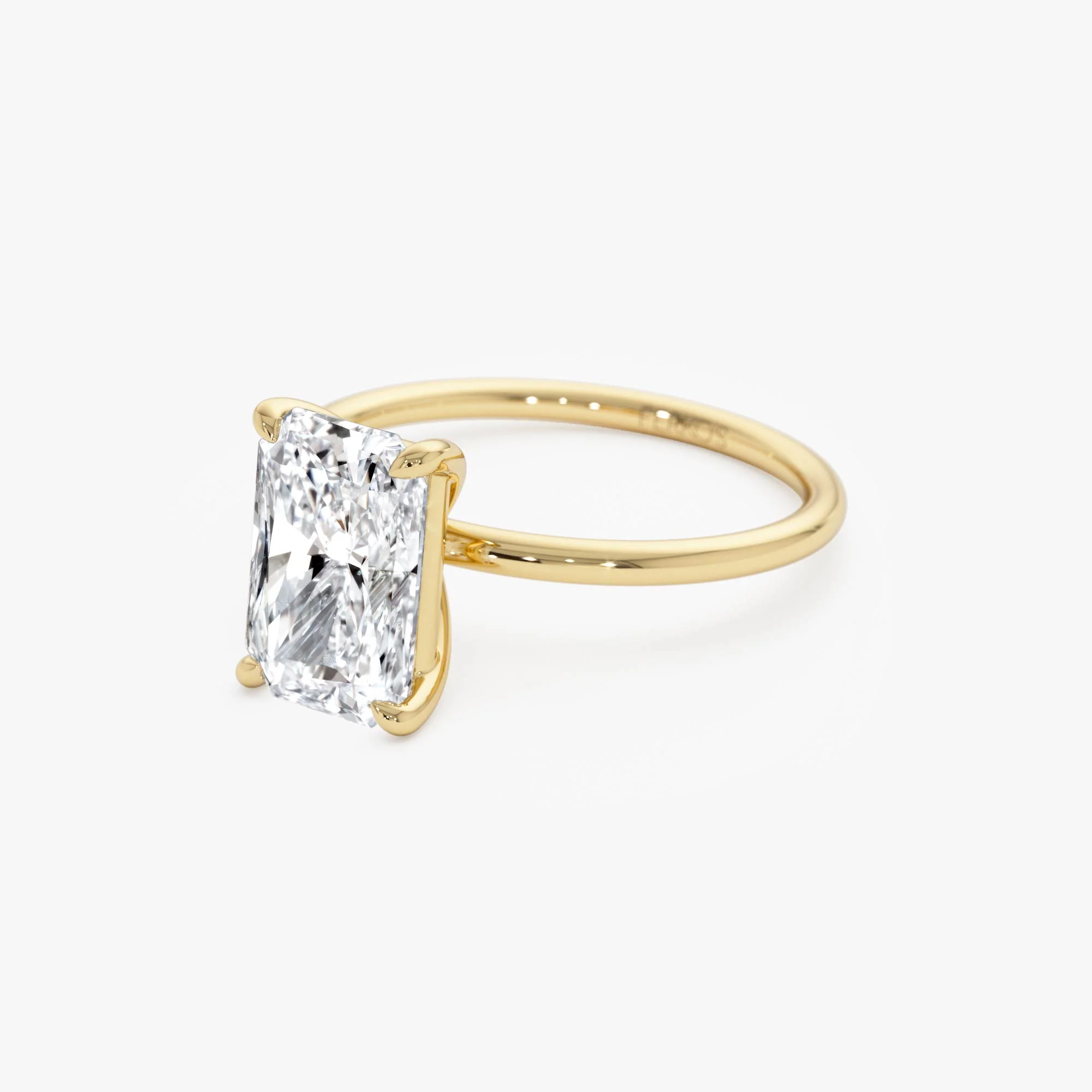 2.00 Ctw 14k Radiant Cut Prong Setting Lab Grown Diamond Engagement Ring – Corinne - Image 9