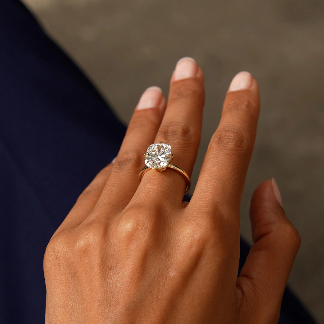 5.05 Ctw 14k Cushion Cut Lab Grown Diamond Engagement Solitaire - Seloria - Image 5