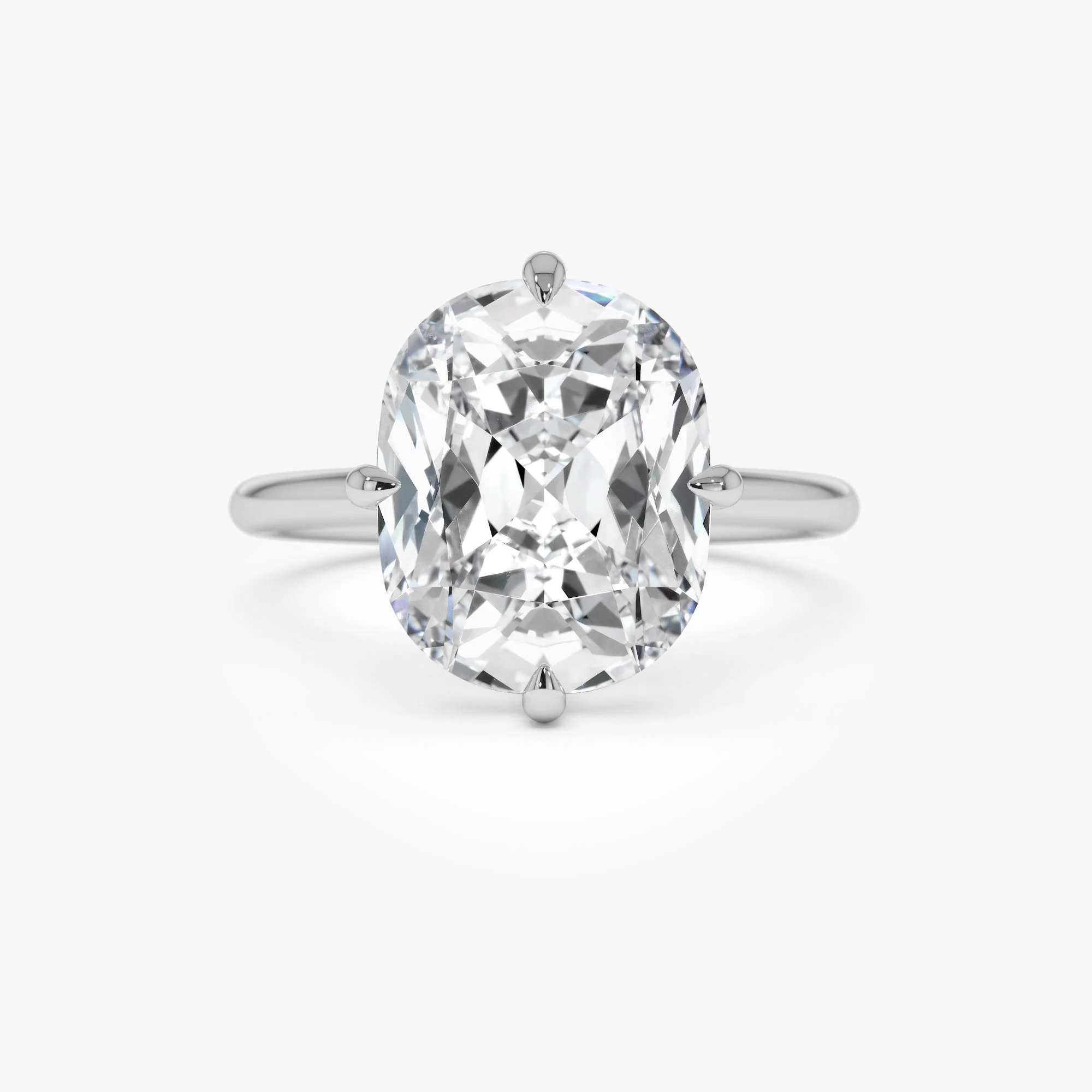 5.05 Ctw 14k Cushion Cut Lab Grown Diamond Engagement Solitaire - Seloria - Image 7